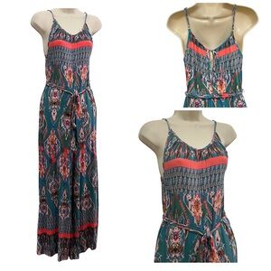 FATE WOMENS MULTICOLORED WIDE LEG JUMPER SIZE SMALL